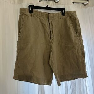 Banana Republic Linen Shorts Mens Size 36 x 10.5 Beige Summer Casual 100% Linen